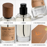 Orchid Imperial perfume bottle and packaging details by Gland Lures