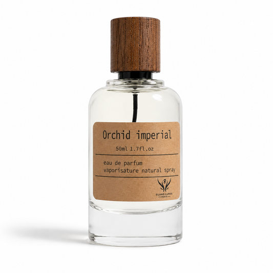 Orchid Imperial Eau de Parfum by Gland Lures 50ml on white background