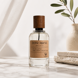 Orchid Imperial perfume by Gland Lures in a minimalist lifestyle setting