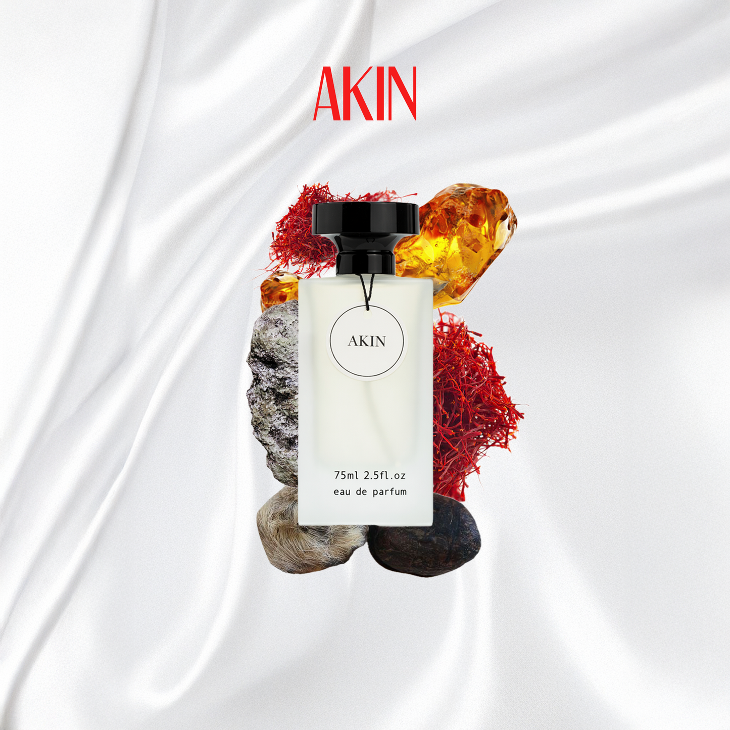Akin – clean woody sandalwood perfume bottle UAE | Gland Lures