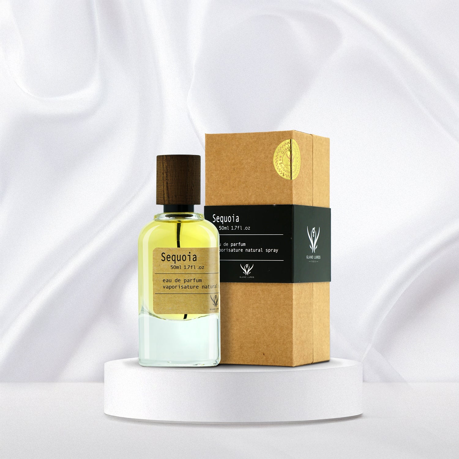 Sequoia – rich oud saffron perfume bottle UAE | Gland Lures